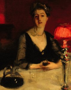 Le Verre de porto (détail)